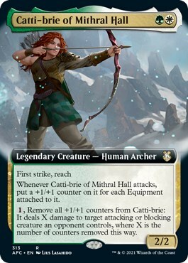Catti-brie of Mithral Hall Card Front