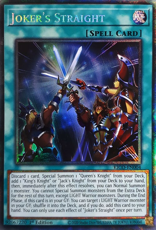 Joker's Straight Card Front