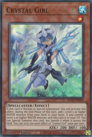 Crystal Girl Card Front