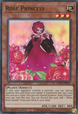 Rose Princess Card Front
