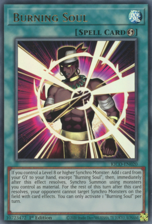 Burning Soul Card Front