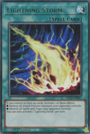 Lightning Storm Card Front