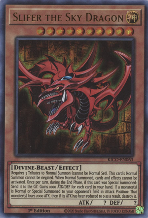 Slifer the Sky Dragon Card Front