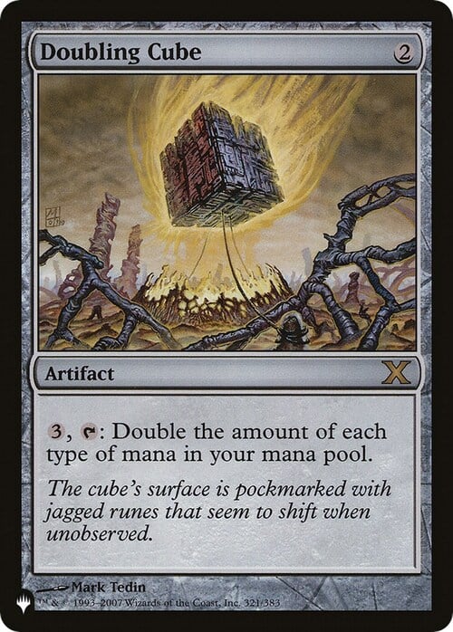 Doubling Cube Card Front