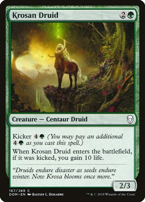 Krosan Druid Card Front