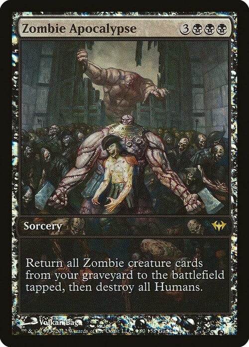 Zombie Apocalypse Card Front