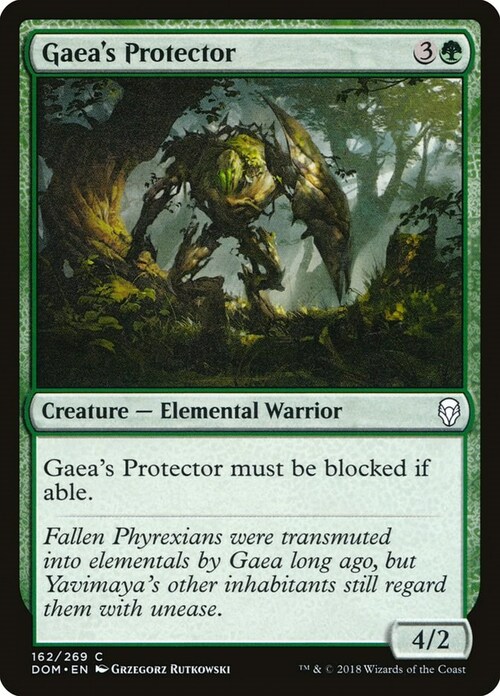 Gaea's Protector Card Front