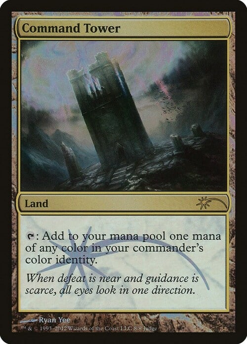 Command Tower Card Front