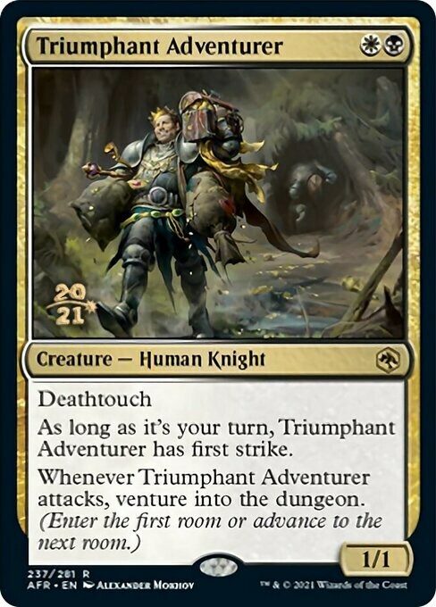 Triumphant AdventureR Card Front