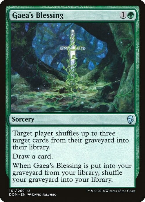 Gaea's Blessing Card Front