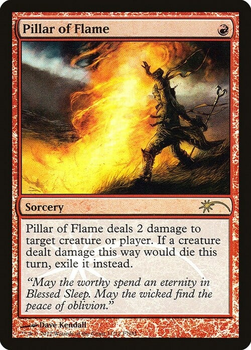 Pillar of Flame Card Front