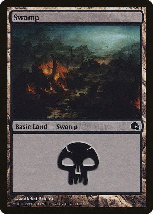 Swamp Card Front