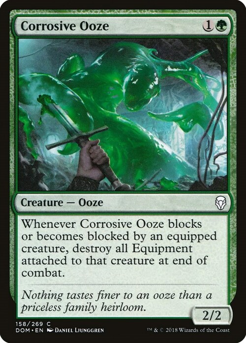Corrosive Ooze Card Front