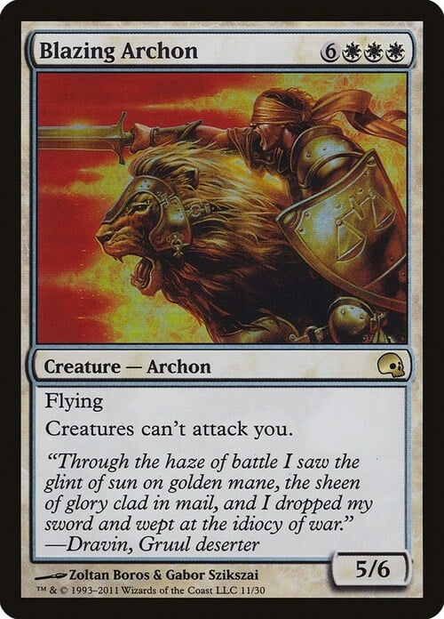 Blazing Archon Card Front