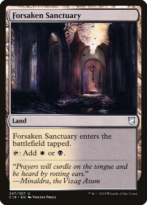 Forsaken Sanctuary Card Front