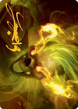 Art Series: Flameskull Card Front