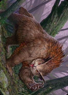 Art Series: Owlbear Card Front