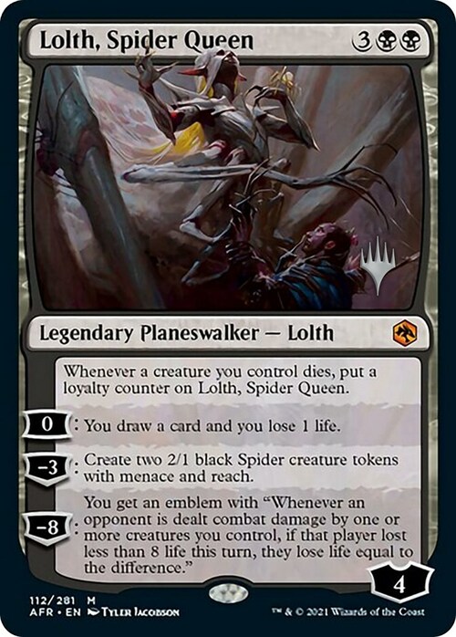 Lolth, Spider Queen Card Front