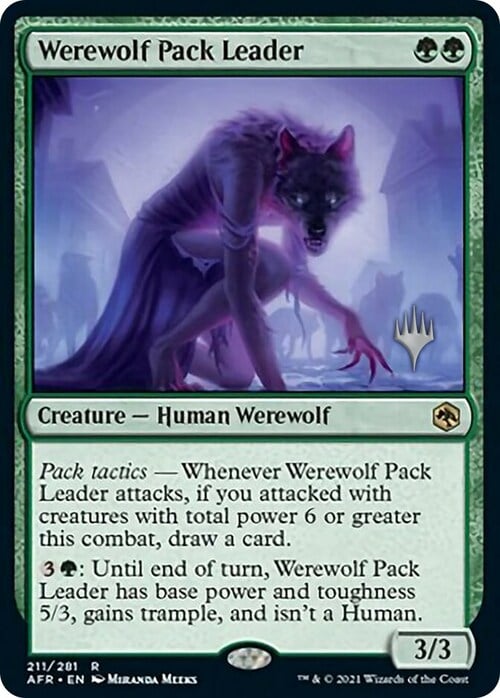 Werewolf Pack Leader Card Front