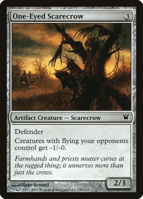 One-Eyed Scarecrow Card Front