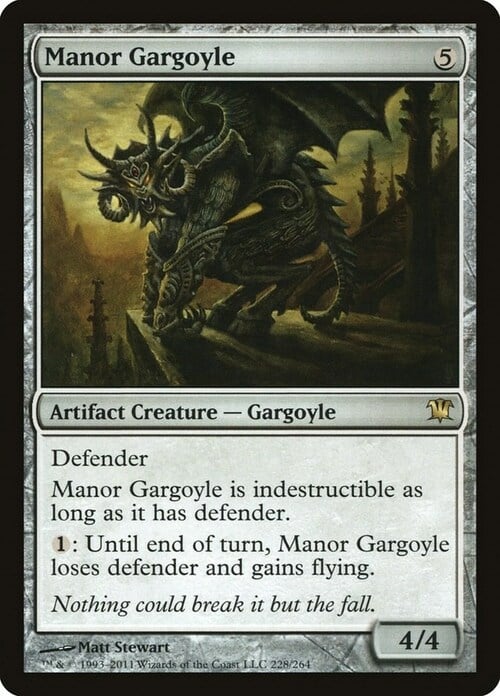 Manor Gargoyle Card Front