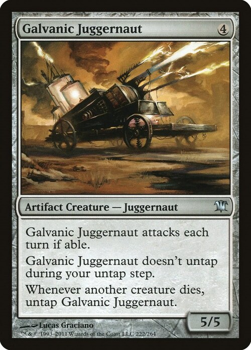 Juggernaut Galvanico Card Front