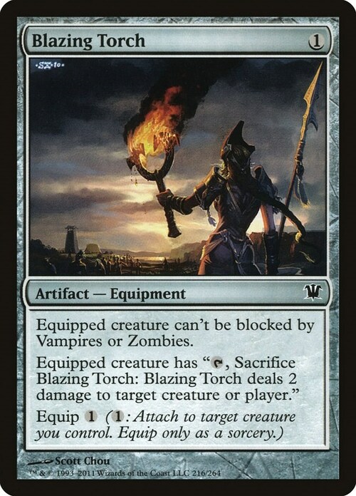 Blazing Torch Card Front
