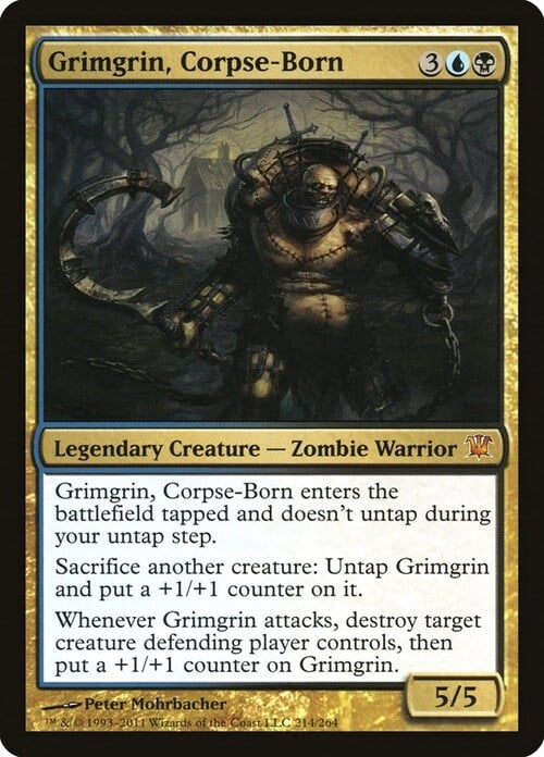 Grimgrin, Corpse-Born Card Front
