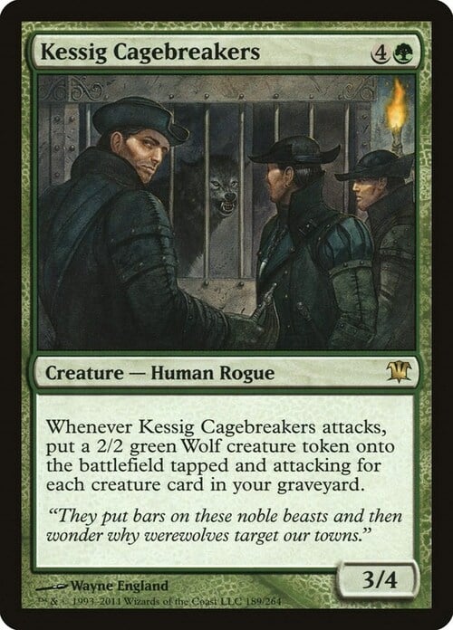 Kessig Cagebreakers Card Front