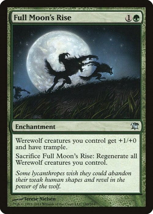Full Moon's Rise Card Front