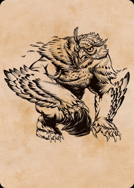 Art Series: Owlbear (V.3) Card Front