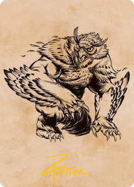 Art Series: Owlbear Card Front
