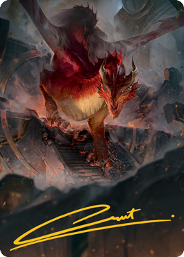 Art Series: Red Dragon (V.2) Card Front