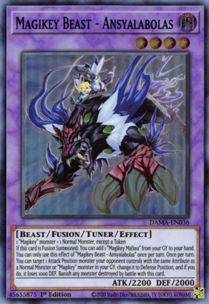 Magikey Beast - Ansyalabolas Card Front