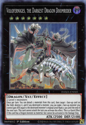 Voloferniges, the Darkest Dragon Doomrider Card Front