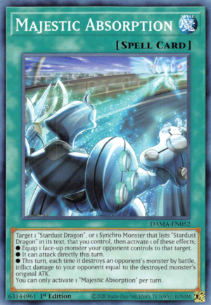Majestic Absorption Card Front