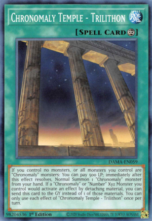Cronomalia Tempio - Trilithon Card Front