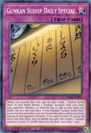 Gunkan Sushinave Specialità del Giorno Card Front