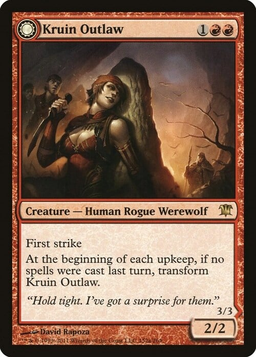 Kruin Outlaw // Terror of Kruin Pass Card Front
