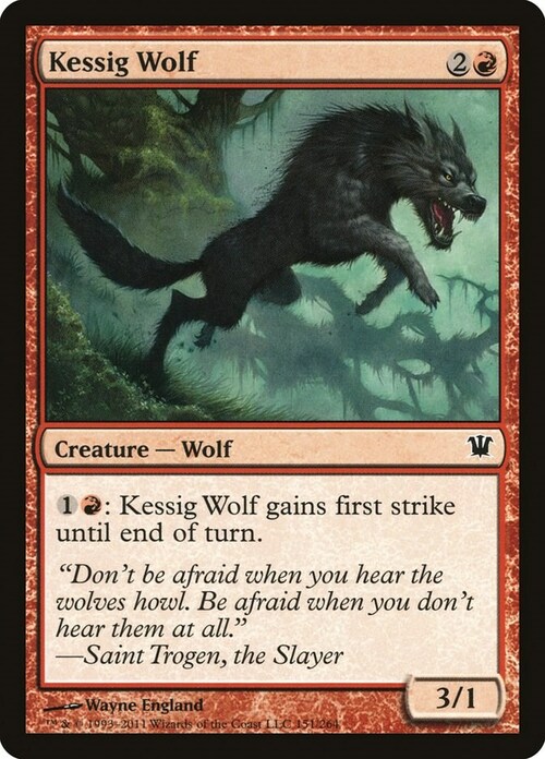 Kessig Wolf Card Front