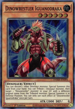 Dinowrestler Iguanodraka Card Front