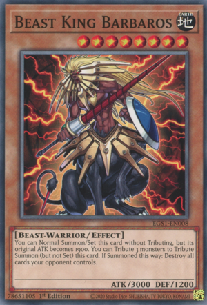 Beast King Barbaros Card Front