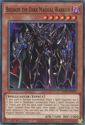 Breaker the Dark Magical Warrior Card Front