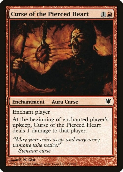 Curse of the Pierced Heart Card Front
