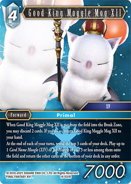 Good King Moggle Mog XII Card Front