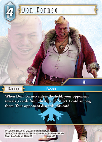 Don Corneo Card Front