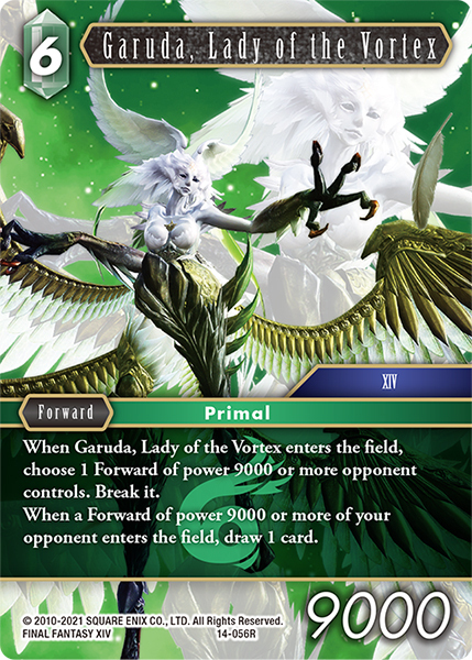 Garuda, Lady of the Vortex Card Front