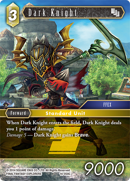 Dark Knight Card Front