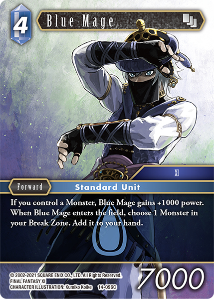 Blue Mage Card Front