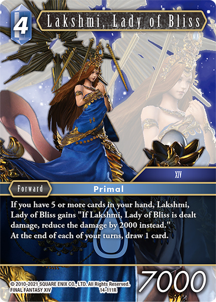 Lakshmi, Lady of Bliss Card Front